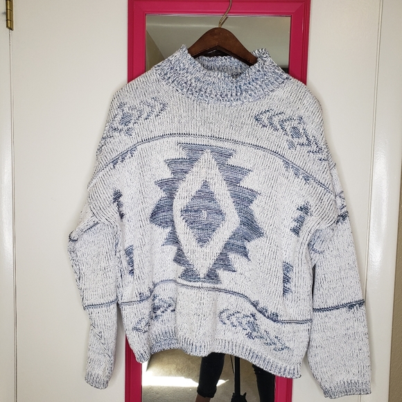 Americhino Vintage Pullover Boyfriend Sweater Med - Picture 2 of 14